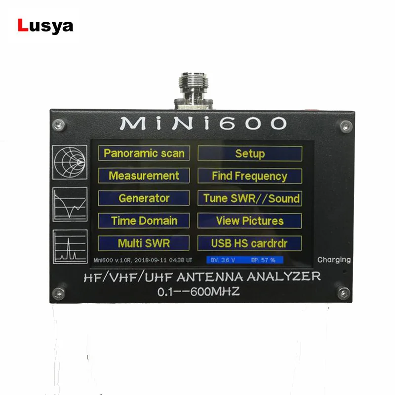 Top For Radio Mini600 HF VHF UHF Antenna Analyzer 0.1-600MHz SWR Meter 1.0-1999 5V/1.5A TF Card C6-007 0 Top For Radio Mini600 HF VHF UHF Antenna Analyzer 0.1-600MHz SWR Meter 1.0-1999 5V/1.5A TF Card C6-007 0