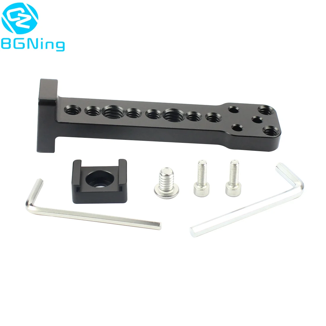 

Aluminium External Extension Mounting Plate Bracket Quick Release for Mic Monitor Arm Adapter for DJI Ronin S Handheld Gimbal