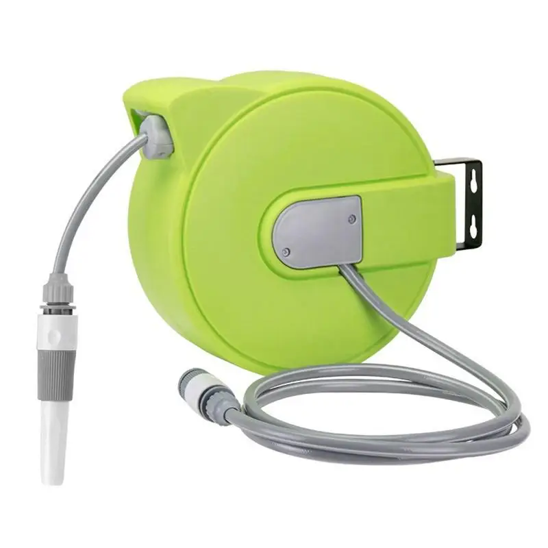 

Water Pipe Storage Rack Outdoor Garden Irrigation Tool Automatic Telescopic Recycling Hose Reel Watering Device Winding Machine