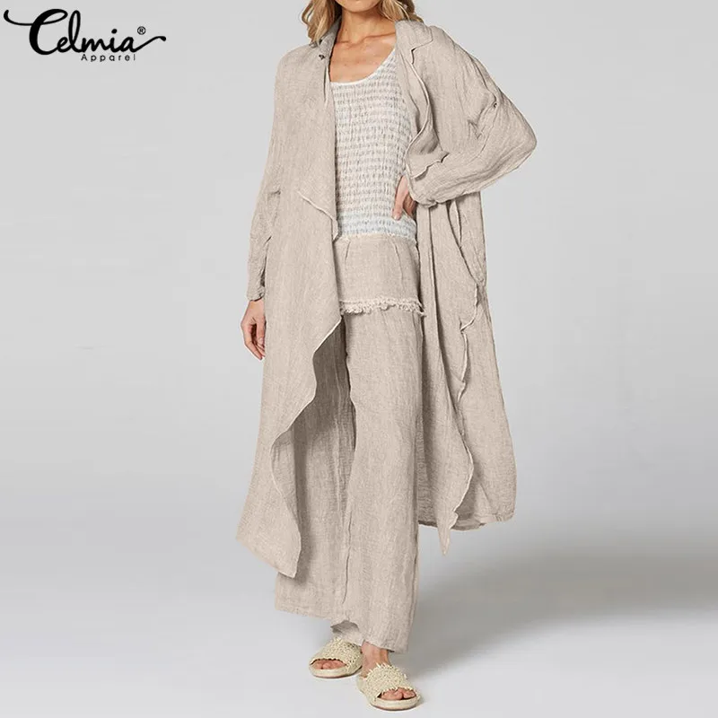 Oversized Tops Celmia Women Vintage Kimono Cardigan 2019 Summer Blouse Long Sleeve Casual Loose Long Shirts Solid Beach Shawl
