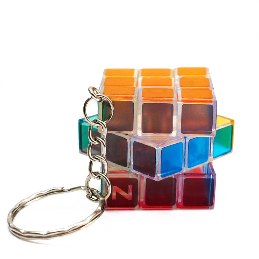 Волшебный куб Zcube скоростной куб брелок зеленый светильник светящийся строительный блок декомпрессионная игрушка высокого давления Мини образовательный