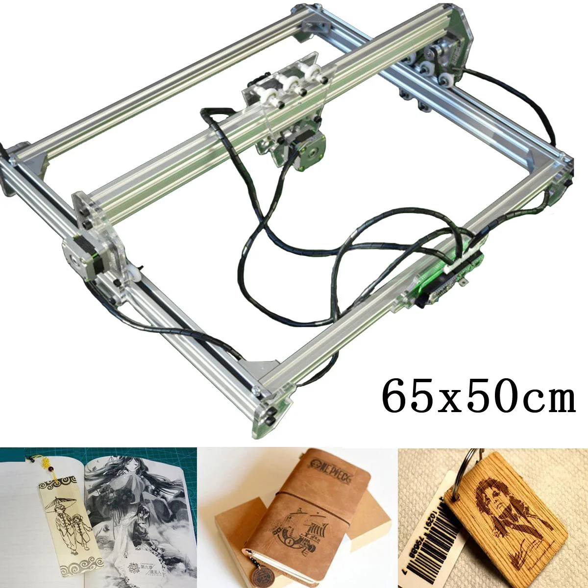 

2000MW 65x50cm A2+ DIY Laser Engraver Cutter USB DIY Logo Mark Printer Cutter CNC Engraving Carving Machine For XP For Win 7 10