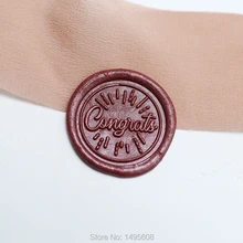 Печать воскового уплотнения на заказ/Подарочное уплотнение воскового уплотнения/подарок для приглашения, индивидуальное уплотнение конвертов, печать приглашения