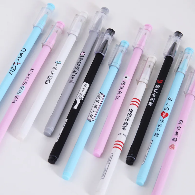 Прямая поставка от производителя, гелевая ручка 0,5 мм quan zhen guan, ручка для заправки, углеродная ручка