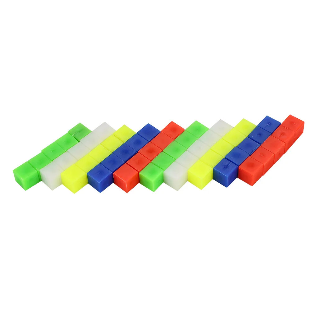 Scure красочные счетные кубики 5 цветов количество исследования 50 шт. строительные блоки