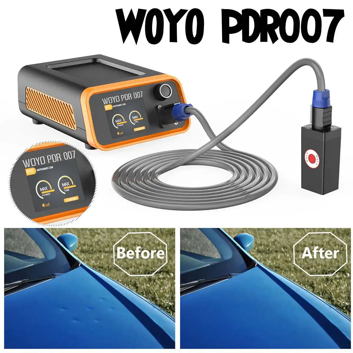 

PDR007 PDRs tools Paint Dent car body Repair Tool Induction heater for removing dents Set garage sheet metal tools Removal Kits