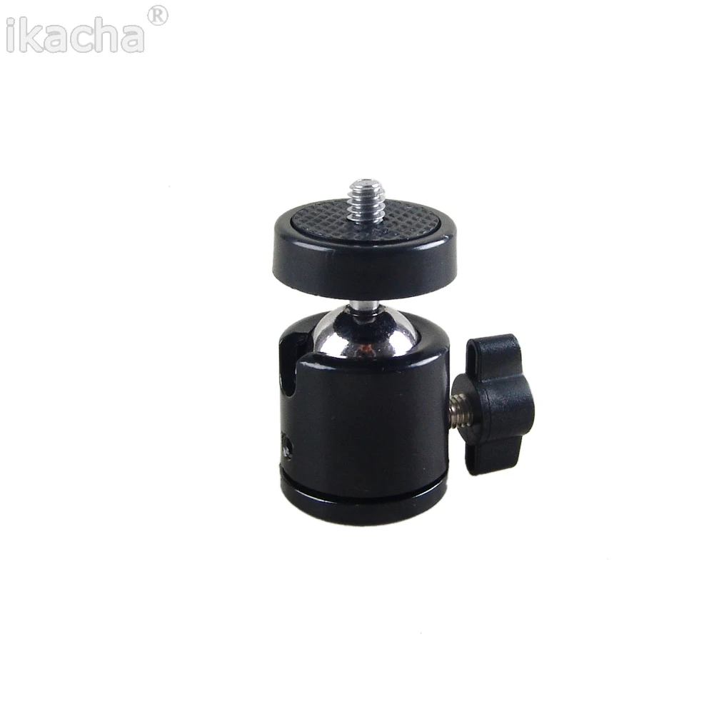 Universal Mini Tripod Ballhead Ball Head With 1/4" Adapter For Digital