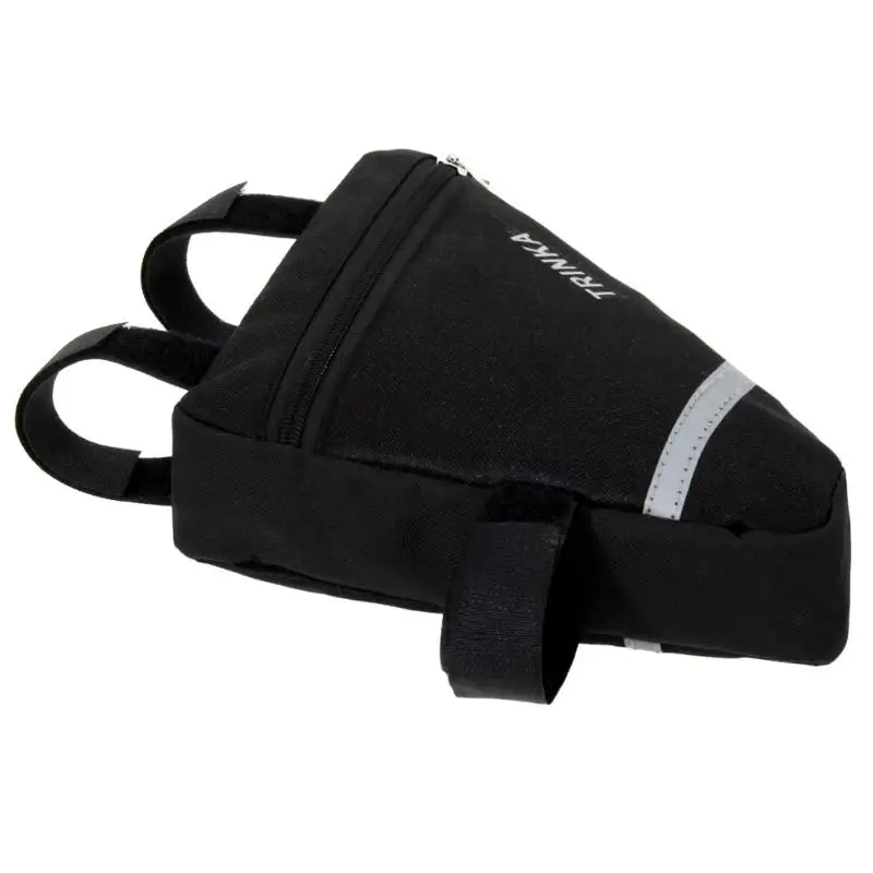Waterproof 1.5L Outdoor Triangle Cycling accessories Bicycle Front Tube Frame Bag Mountain Bike Pouch Holder Saddle Bag