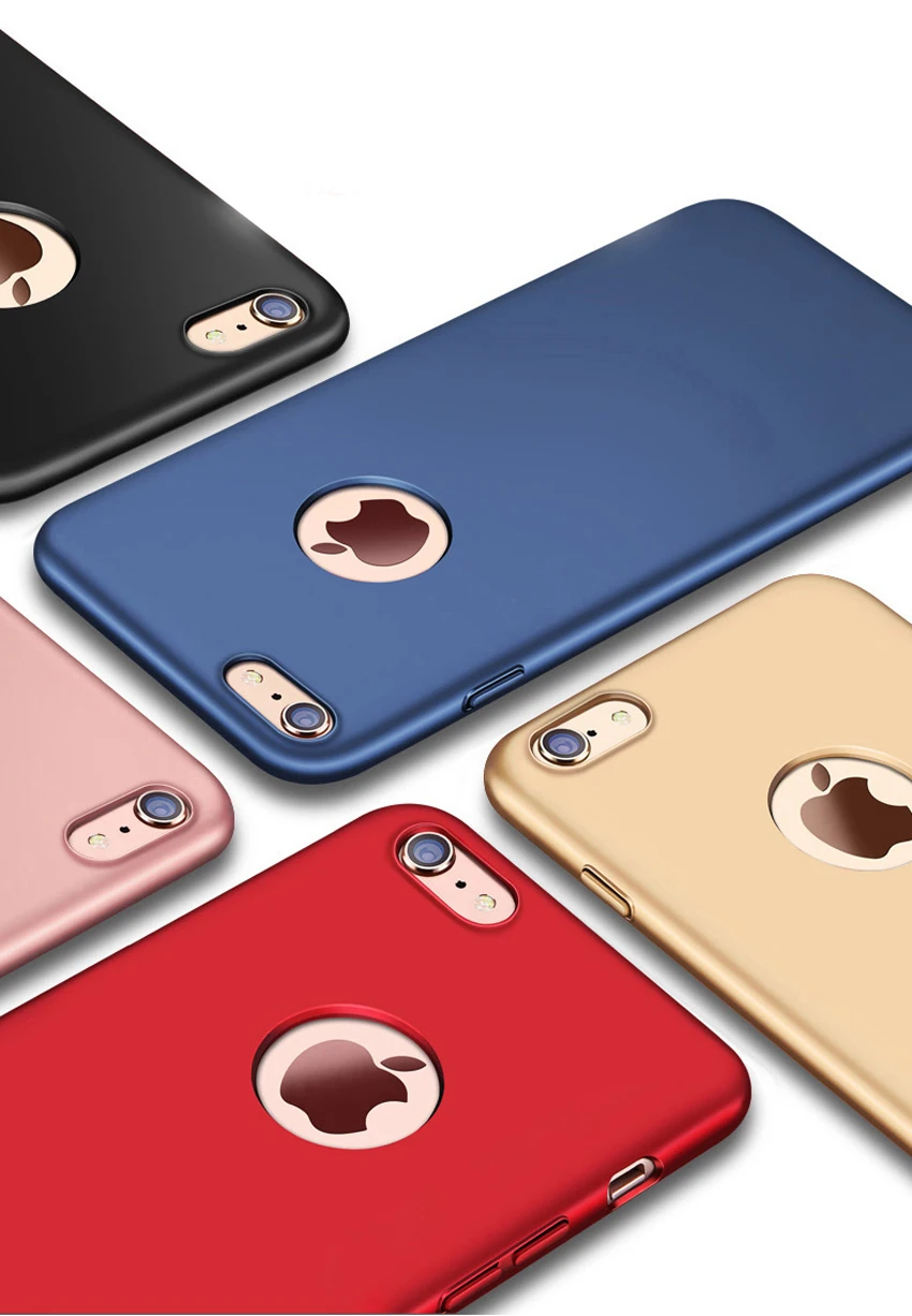 Роскошные жесткие пластиковые Матовые чехлы для IPhone 6 5S 6s 6plus 5 SE 7 8 Plus X 11 Pro Xs Max Xr
