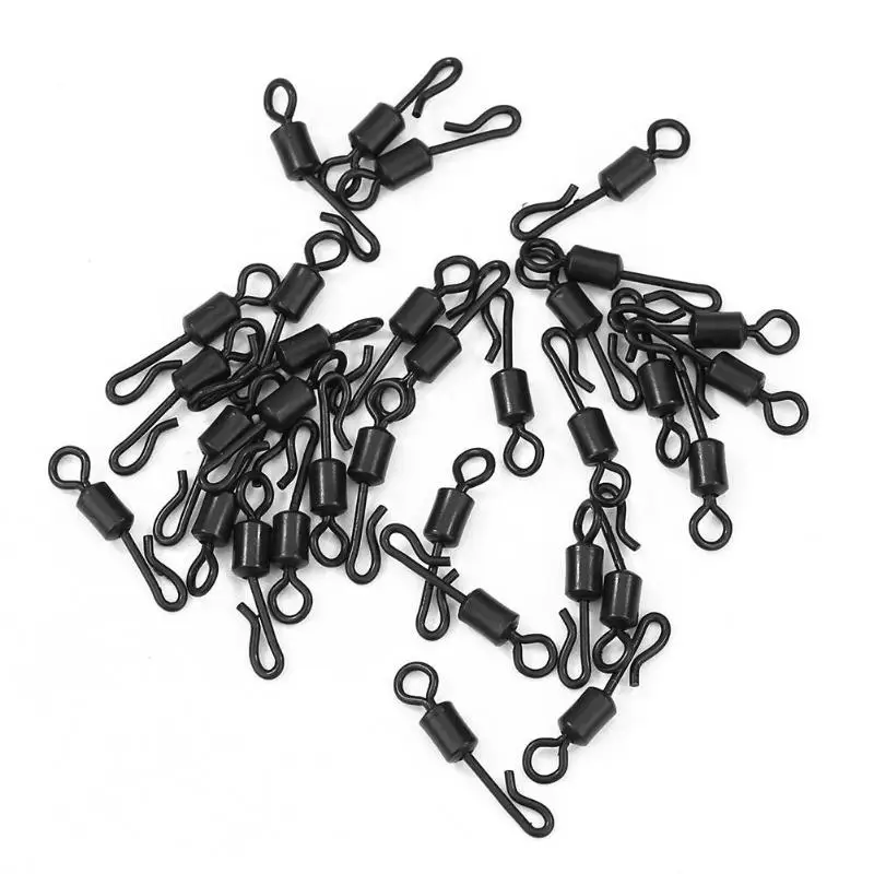 

Swivel Snap Solid Rings 8 Word Fishing Connector Steel Ball Bearing Hooks Conector Outdoor Fishing Accessories Supplies