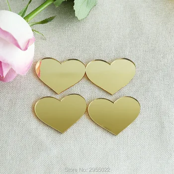 

Personalized Laser Cut name mirror gold Acrylic heart tags,Laser Cut key chains,custom label