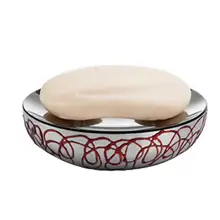 Новейшая креативная окрашенная нержавеющая сталь мыльница Европейское мыло лоток для ванной посуды