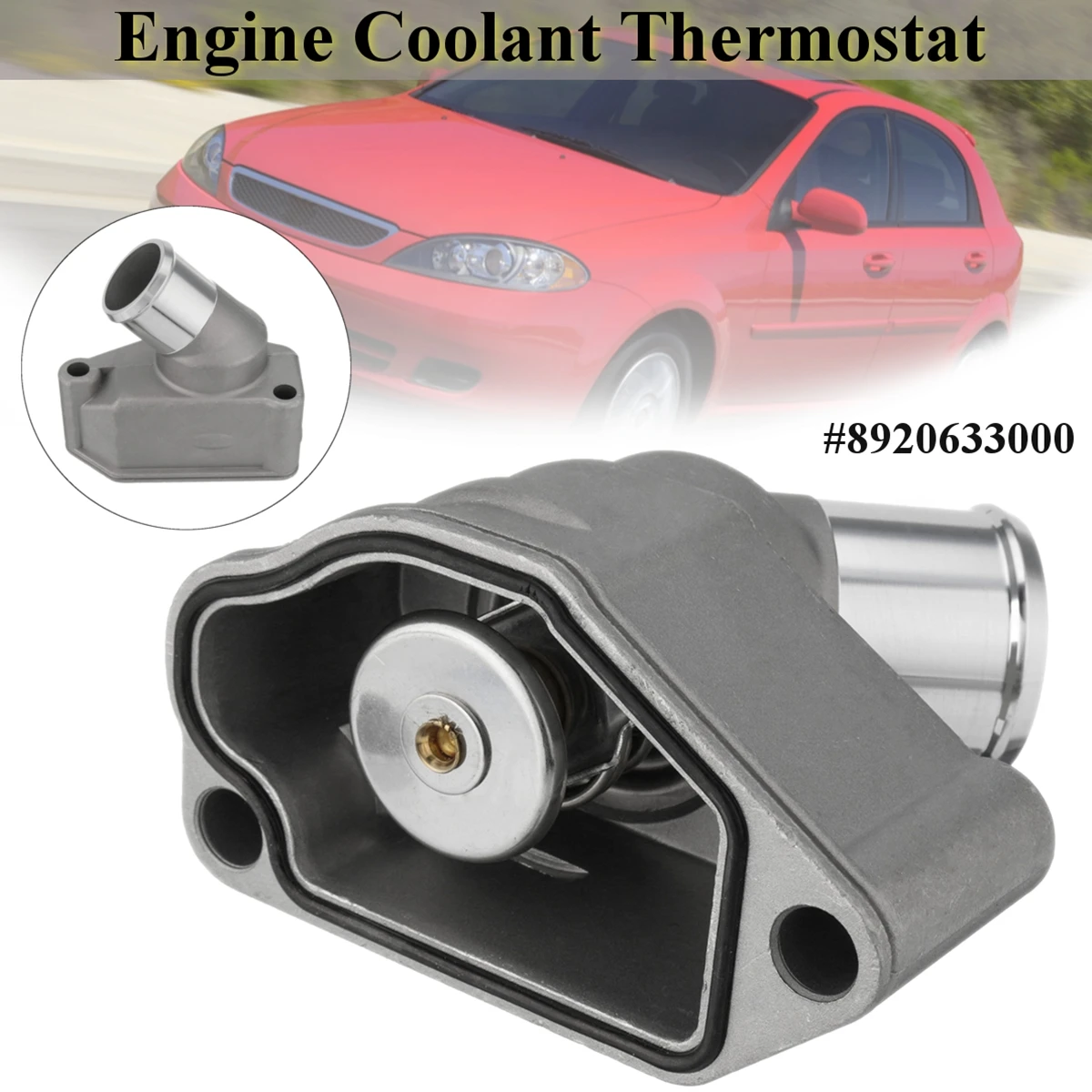 

92062728 8920633000 Engine Coolant Thermostat with Housing O-Ring For Suzuki/Forenza/Reno/Daewoo/Nubira