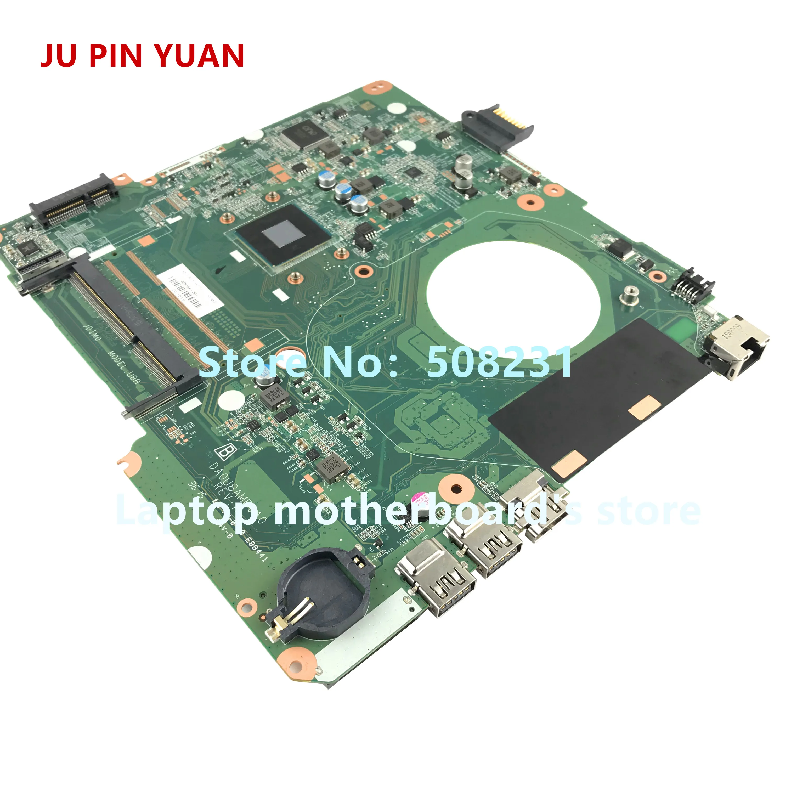 HAOSHIDENG 828164 601 001 DA0U8AMB6A0 плата для hp Pavilion 15 F F289NR Материнская ноутбука CelN2840 полностью