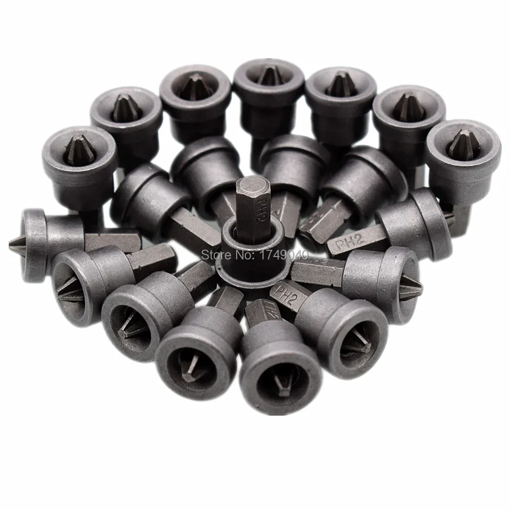 20pcs PH2 Phillips Screwdriver Bit Set Drywall/Plasterboard Screw