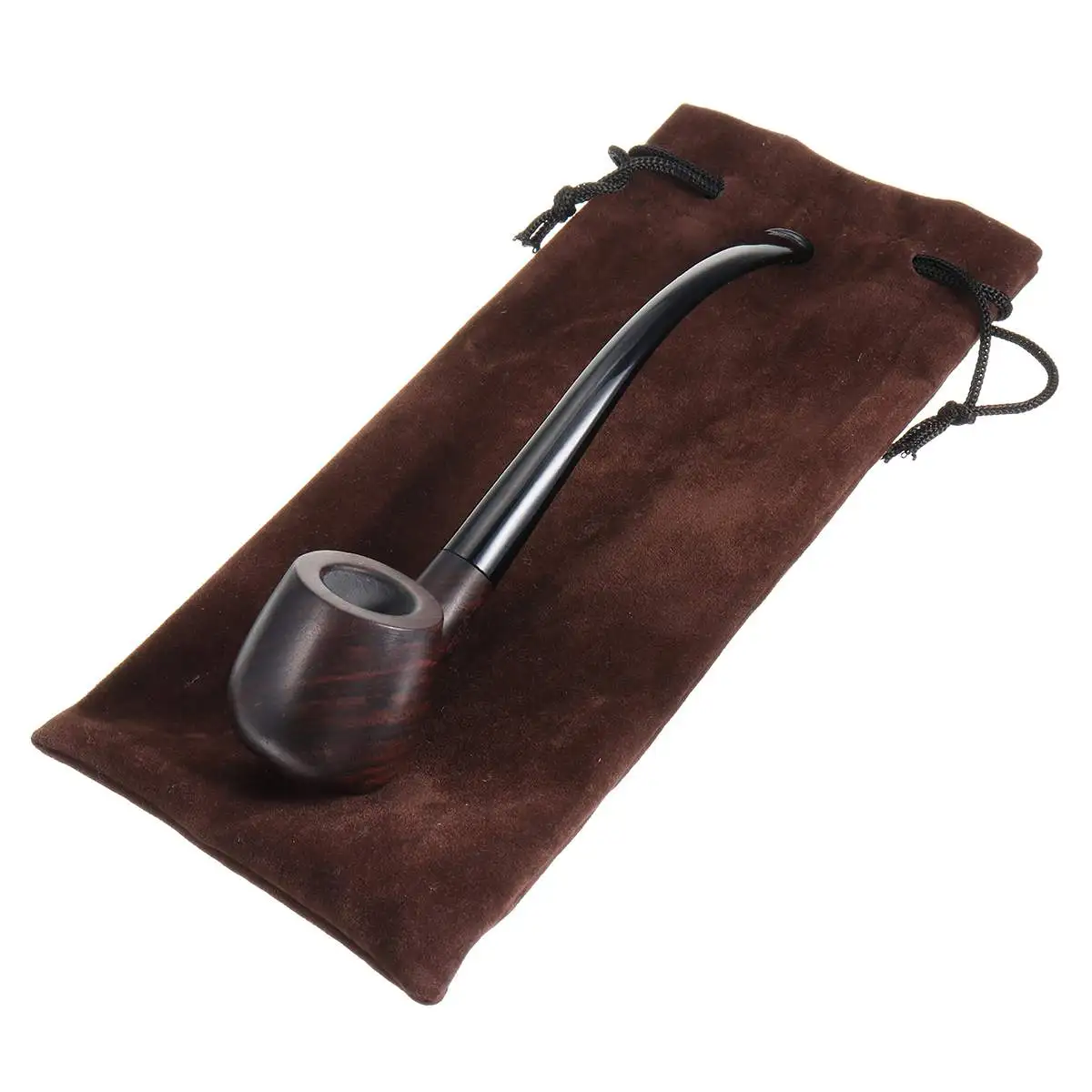 Buy Long Handle Wooden Smoking Pipe Tobacco Cigarettes
