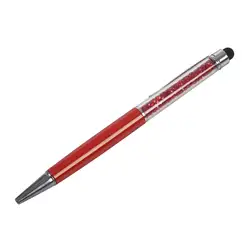 1 шт. Кристалл 2-в-1 Стилусы емкостный щупы Стилус Шариковая ручка для iPhone/iPad/samsung/Google/Kindle/для всех Touc