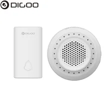 DIGOO DG-SD20 автономный водонепроницаемый беспроводной домашний без аккумулятора Регулируемый дверной звонок EU/UK/US штепсельная сигнализация комплекты