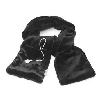

Winter scarf for women men Electric Heated Shawl outdoor Mobile Heating Soft Warming Neck Hand warm Portable