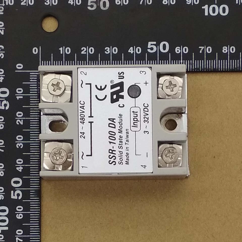 Реле SSR100DA SSR 100DA производитель реле ssr 100A вход 3 32VDC выход 24 380VAC 1 шт.|Запасные части| |