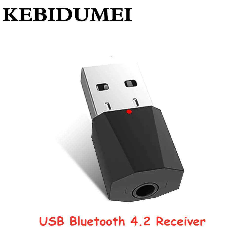 

Mini Portable USB Wireless Bluetooth Audio Receiver With 3.5mm Cable Line Cord For Amplifier Trolley Speaker Subwoofer Car Radio