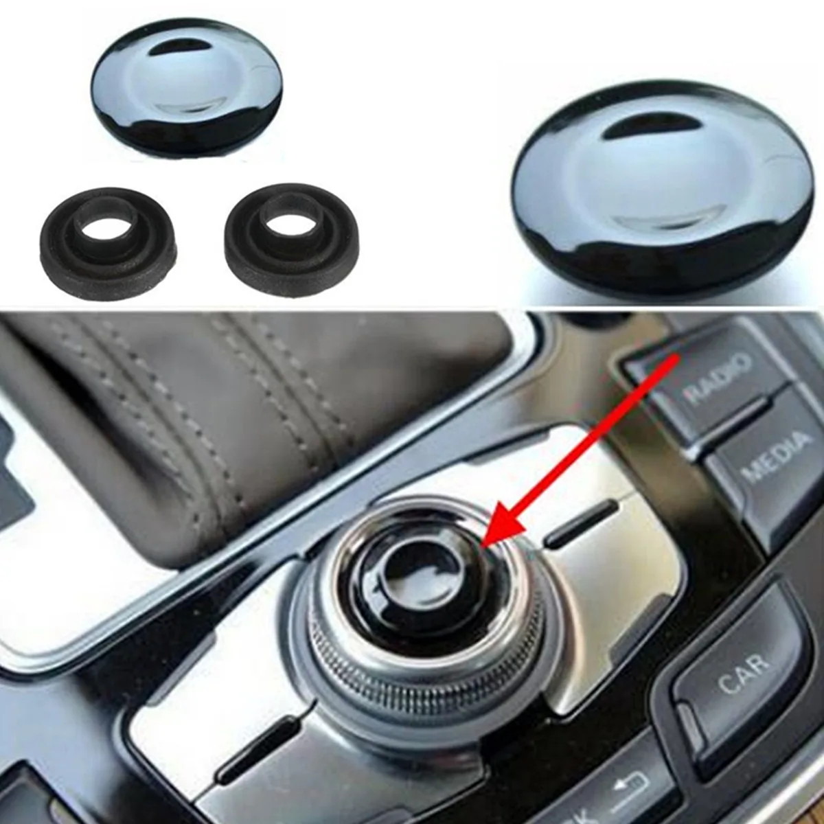 MMI Knob Joystick Button Cap Cover 8K0998068 8K0998068A For Audi A4 A5 A6 Q5 Q7 S5 S6 S8 Cabriolet Sedan Avant|Car Switches & Relays| | - AliExpress