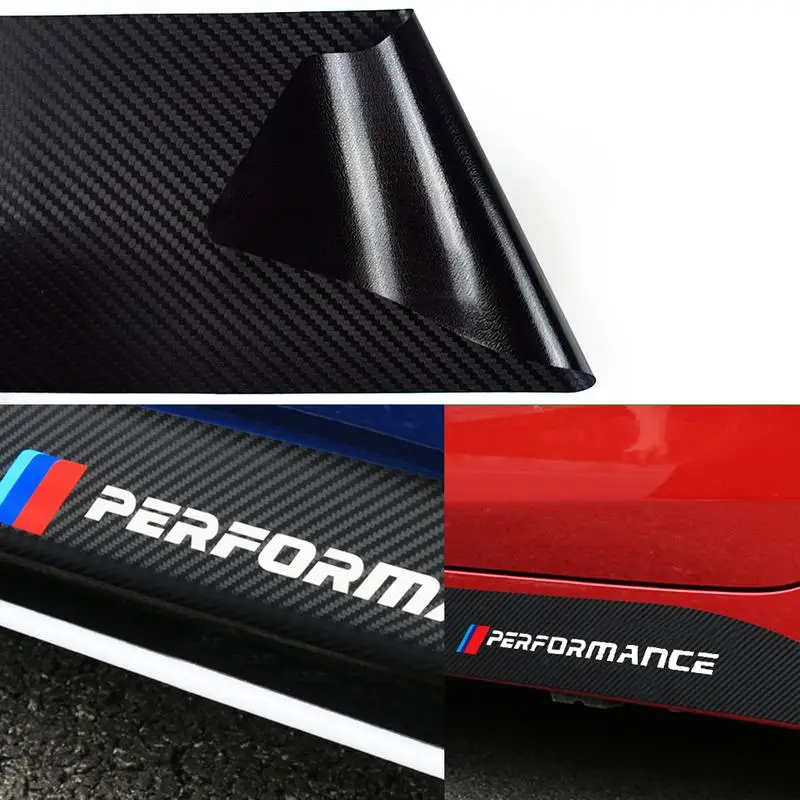 

M Performance Side Skirt Sills Stickers For BMW F30 F31 F32 F33 F15 F16 F10 E60 E61 Carbon Fiber Vinyl Decals