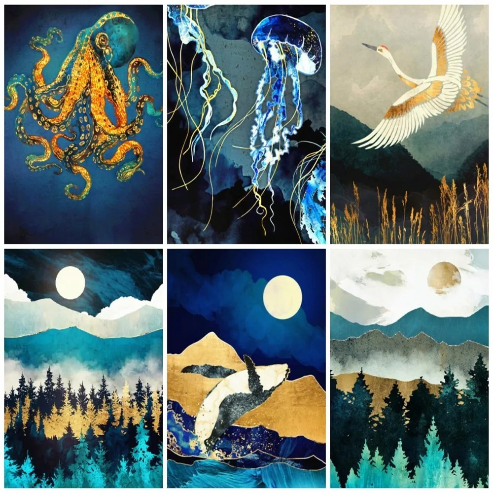 

Huacan 5D DIY Diamond Painting Scenic Full Square Diamond Embroidery Sale Rhinestone Picture Diamond Mosaic Gift Drop Ship