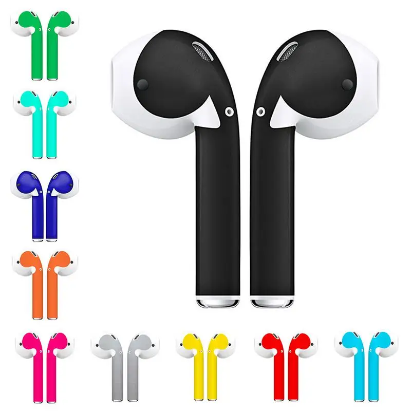 

Skin Sticker For AirPods Binaural Cap Bluetooth Headset Film Anti Fingerprint Scratch Resistant Colorful Soft Screen Film Decals