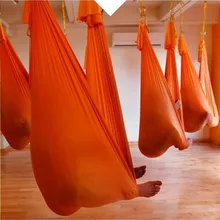 5*2,8 м Воздушный полет Йога-гамак эластичность качели Многофункциональный антигравитационный чехол упражнения йоги обучение Ремни Йога Спортивные ST02