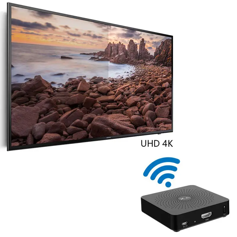 Горячая TTKK W2H 4K 60ghz беспроводной Hdmi передатчик расширитель приемник с нулевой