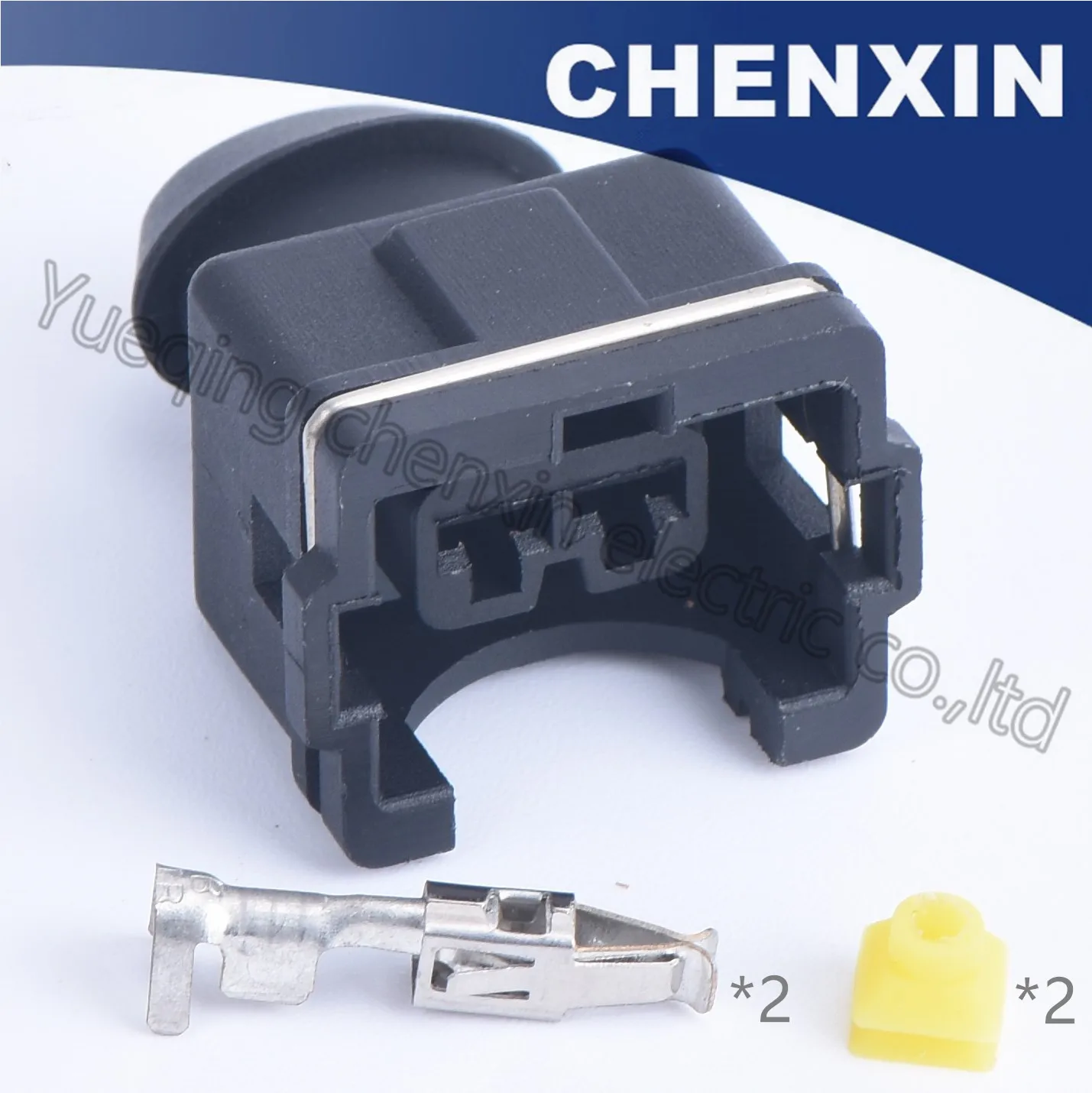 Black 2 pin car waterproof auto connectors (3.5) female Fuel Injector nozzle Auto Connector 282190-1 | Автомобили и мотоциклы