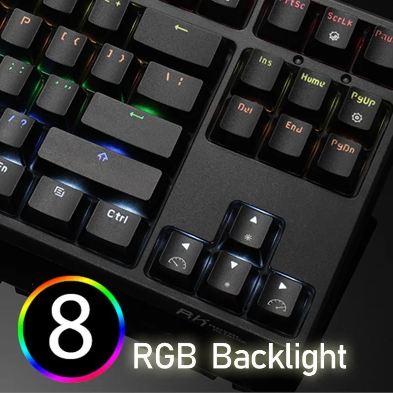 RK Sink87G Wireless Mechanical Gaming Keyboard Blue Brown Switch ROYAL KLUDGE 2.4G RGB LED Backlight for PC Laptop Notebook MMO