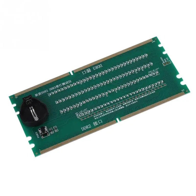 Два в одном для рабочего стола материнской платы Тесты карты DDR2 / DDR3 с светильник