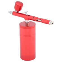 Двойного действия Аэрограф, воздушный компрессор комплект с 0,3 мм сопла США и ЕС Plug спрей рисунок пистолета набор для маникюра ремесло торт аэрография