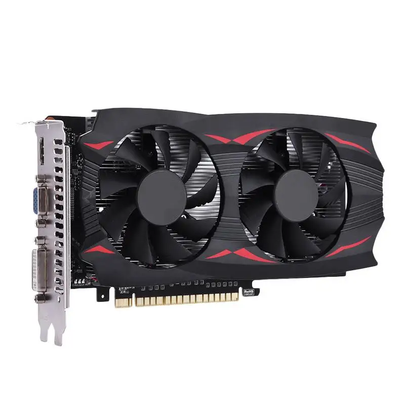 

128Bit Game Graphics PCI-E Expansion Port GTX1050-2G GDDR5 Dual Fan Cooling Computer Independent Game Graphics Card Video Card