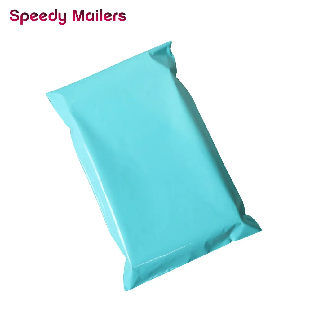 

Speedy Mailers 100pcs 8.5x10inch Colorful Poly Mailer 22x26cm Teal Green Poly Mailer Self Seal Plastic Packing Envelope Bags