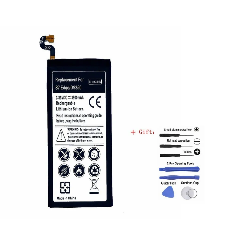 

Suqy EB-BG935ABE Battery For Samsung Galaxy S7 Edge G9350 G935FD SM-G935F 3600mAh bateria Phone Batteries Accumulator Free Tools