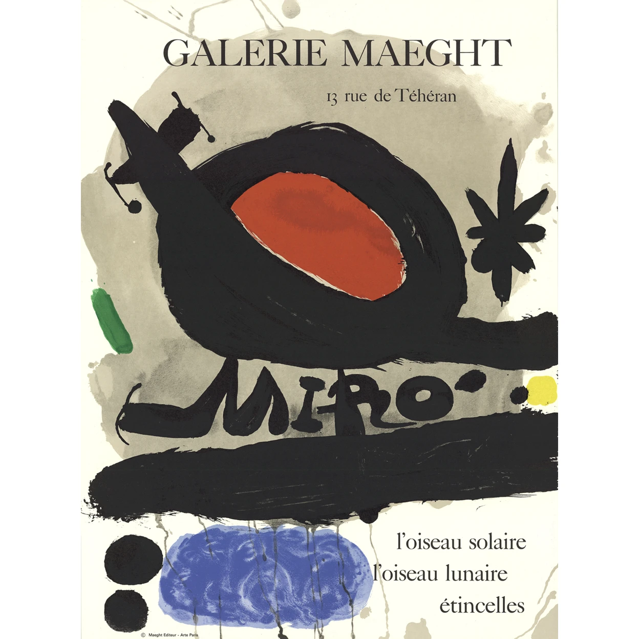 Aime Maeght ジョアン ミロ アートポスター