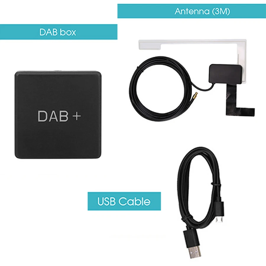 DAB+ цифровой аудио вещания ПРИЕМНИК Box USB адаптер цифровой радио телевизионные антенны тюнер FM трансмиссия для Android 5,1 и выше