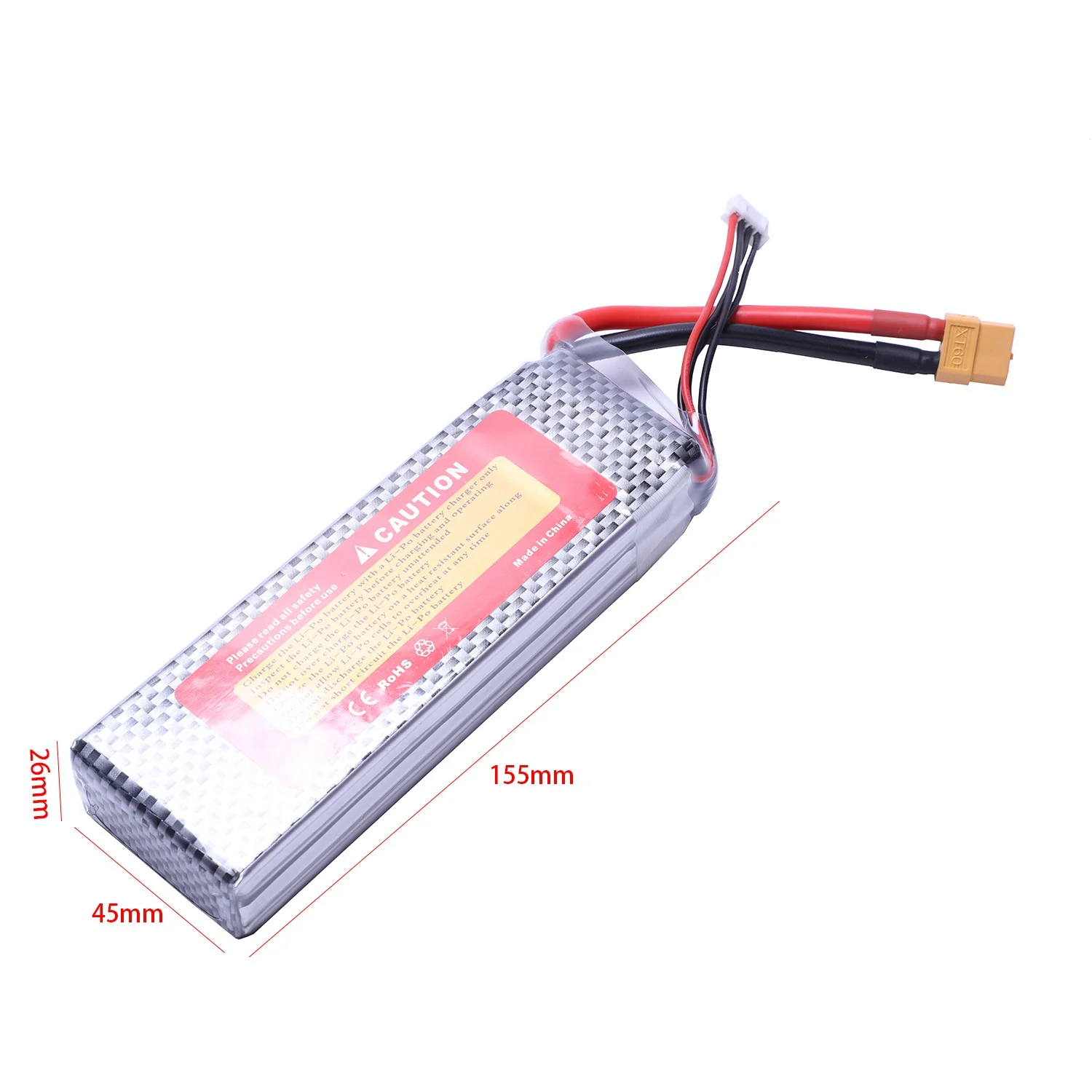 ZOP POWER 5500mah 11,1 V 3S 45C Lipo аккумулятор XT60 с пультом дистанционного управления