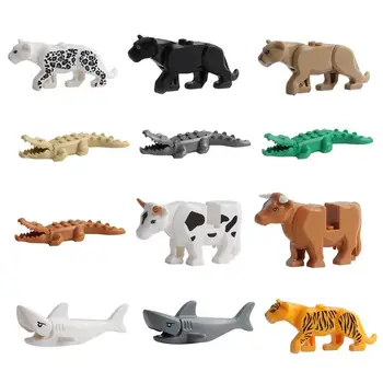 

Animal World Park Raptor protection zone Building Blocks Set Kids Toys DIY Models Ornaments Educational Toys juguetes