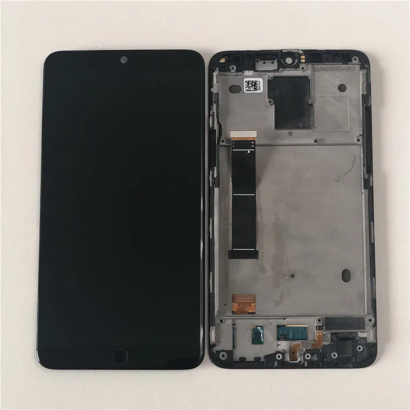 

Original Axisinternational For 5.95" Meizu 15 Plus MX 15 Plus M891H AMOLED LCD Screen Display+Touch Panel Digitizer With Frame