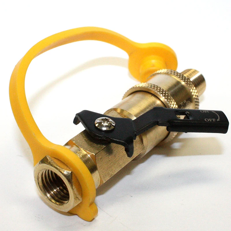 1/4 &quotзапорные клапаны и мужской RV пропан Быстрое Подключение адаптер Комплект