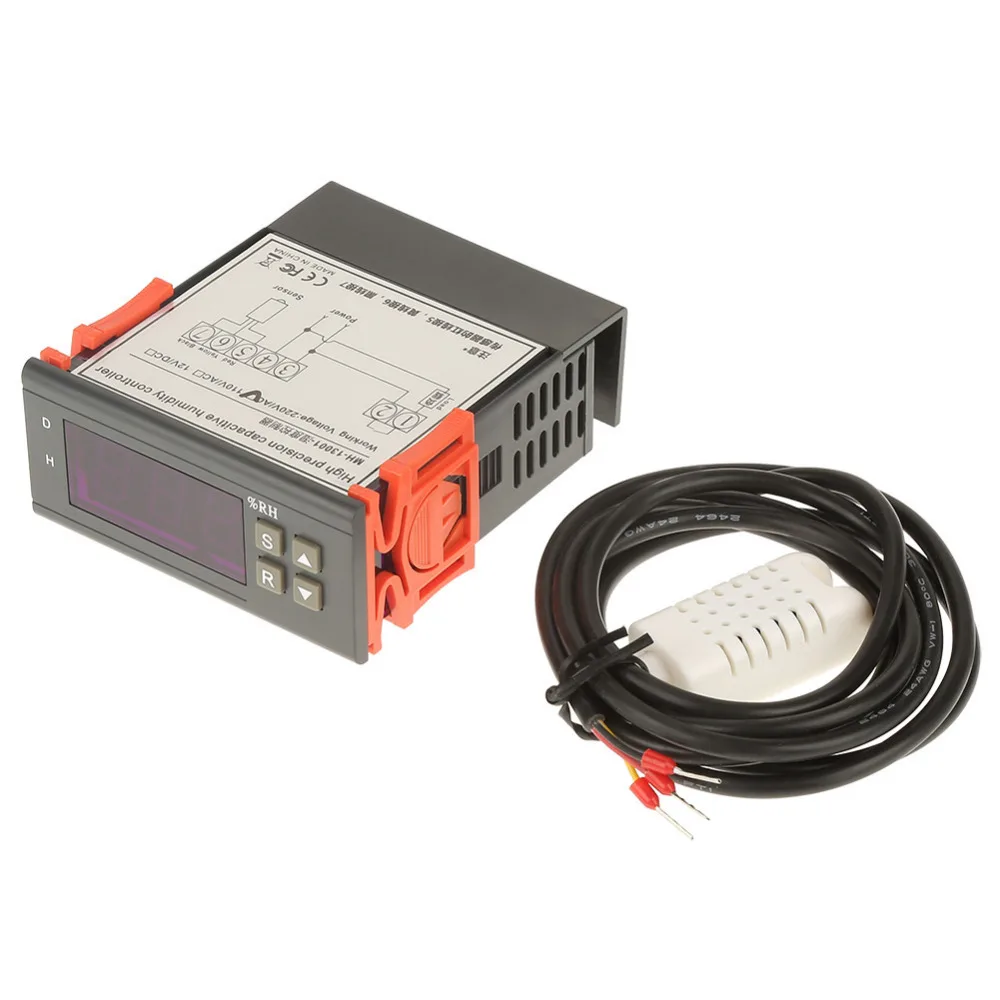 

AC220V Air Humidity Controller Humidification Controlling Humidistat with Sensor MH13001 High Precision Humidity Controller