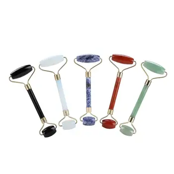 

Care 1Pc Natural Jade Double- Roller Anti-Aging Face Eye Neck Massager Tools