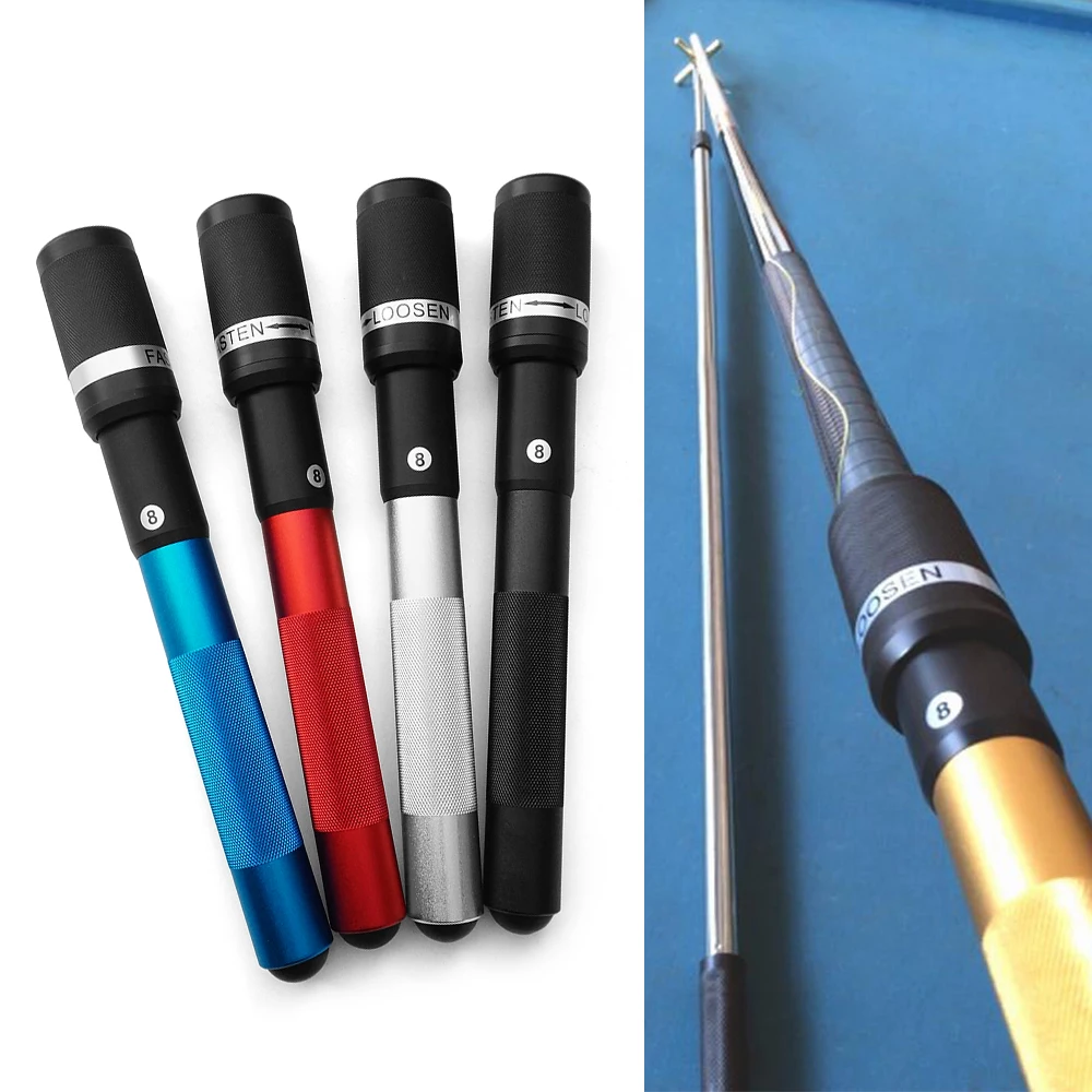 12.6IN Pool Cue Extension Billiard Extender Rotary Fixation Cue Stick