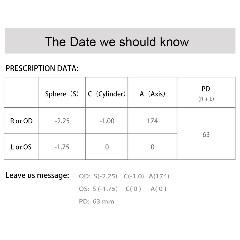 Men Women Acetate Glasses Frame Eyewear Eyeglasses Reading Myopia Prescription Lens 1.56 Index 1978