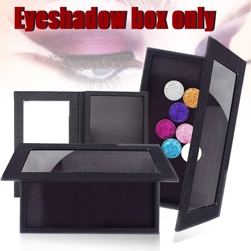 

Fashion Magnetic Empty Eyeshadow Palette Matte Black Pink Crocodile Box Palette Makeup Tools & Accessories