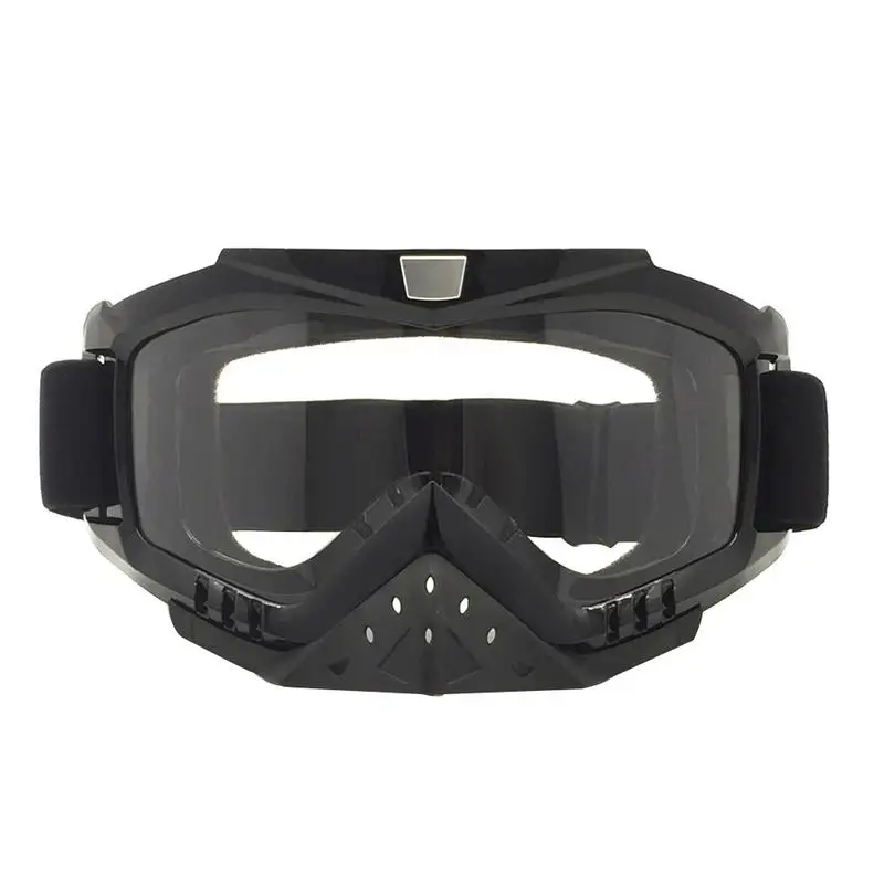 ركوب يندبروف نظارات Ski نظارات نظارات Uv قابل للتعديل واقية دراجة نارية القتالية على الطرق الوعرة خوذة نظارات